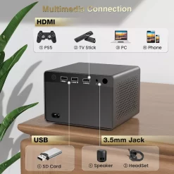 Proyector Full HD enfoque eléctrico 1080P